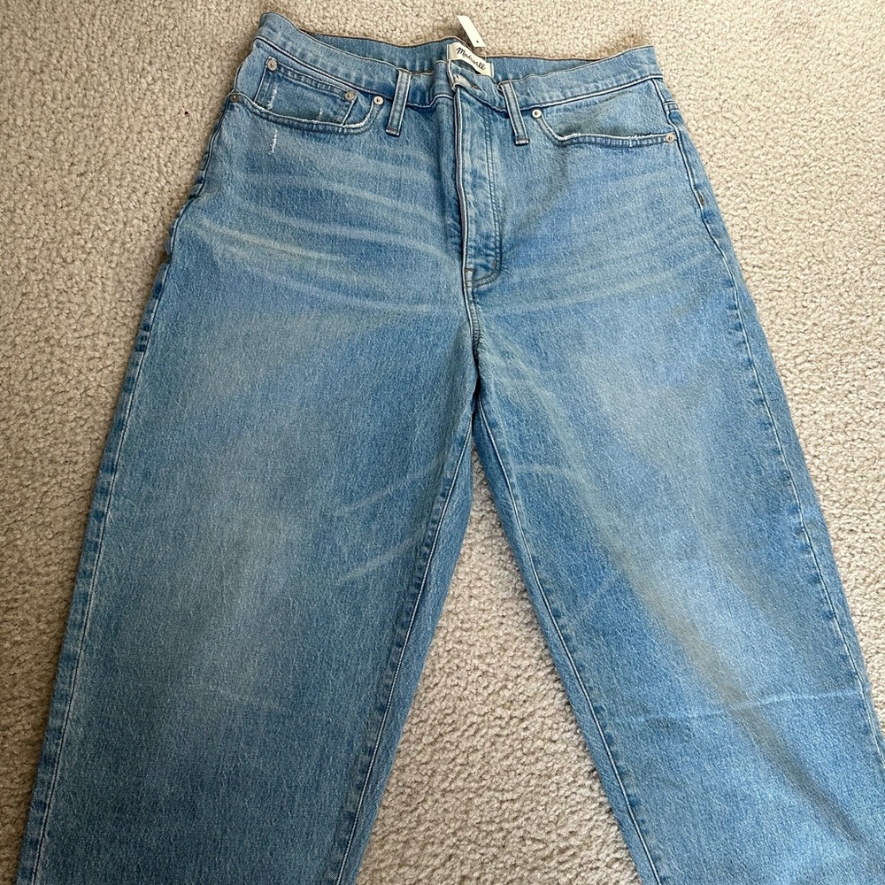 Madewell- Balloon Jeans in Hewes Wash